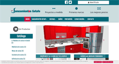 Desktop Screenshot of cocinasgetafe.com