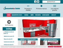 Tablet Screenshot of cocinasgetafe.com